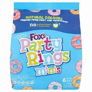 Foxs Party Rings 6 x 21g