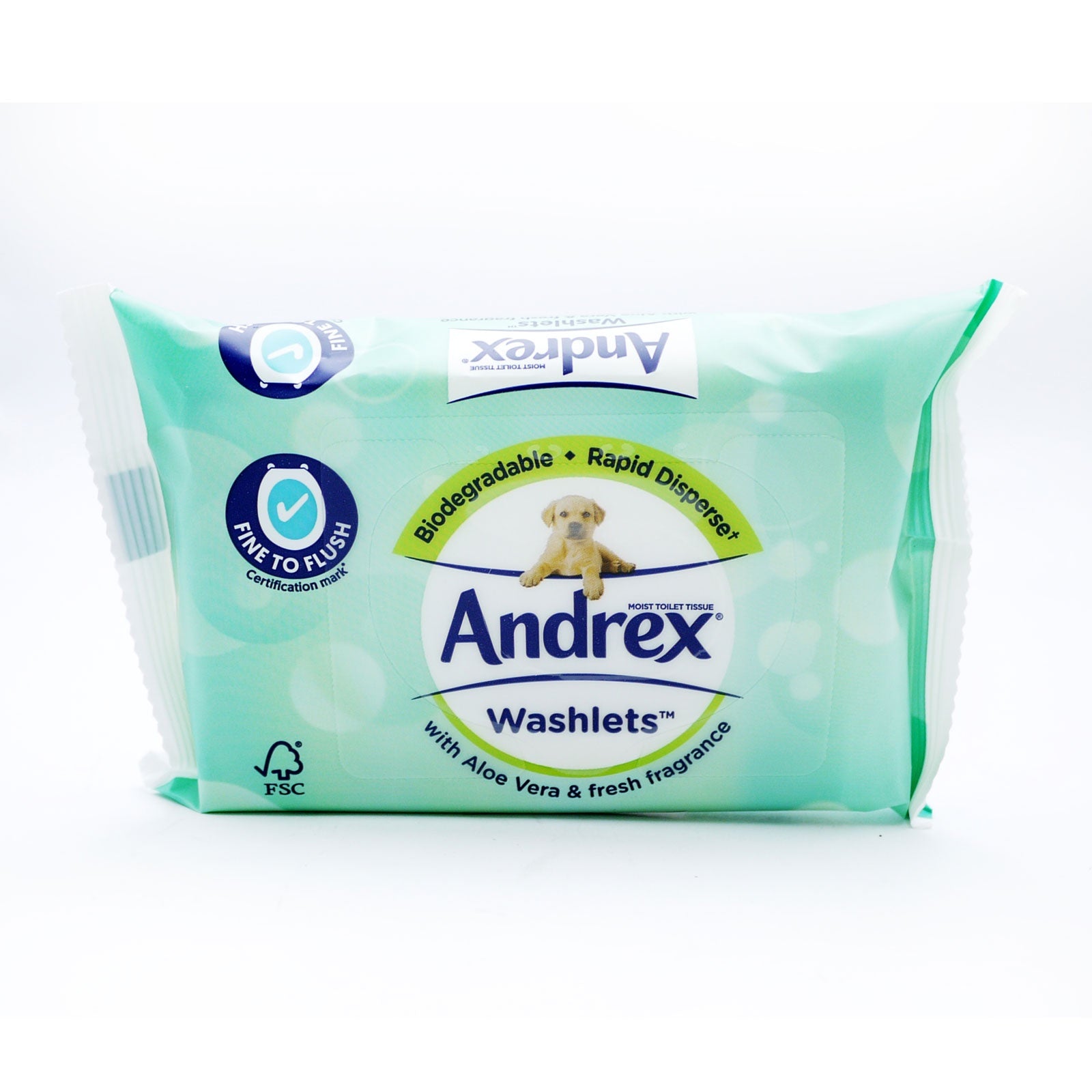 Andrex Washlets Aloe Vera 36pk Wipes