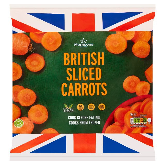 Morrisons Sliced Carrots 1kg