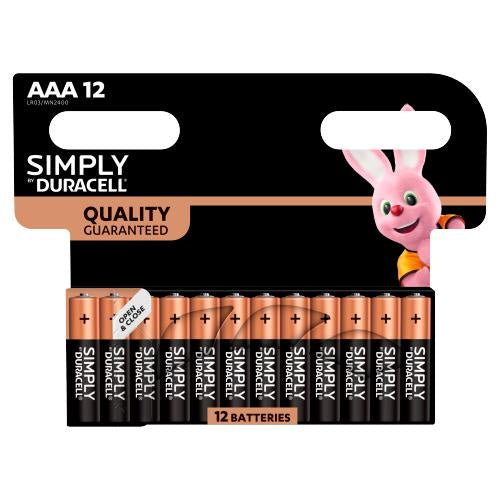 Duracell Simply AAA batteries