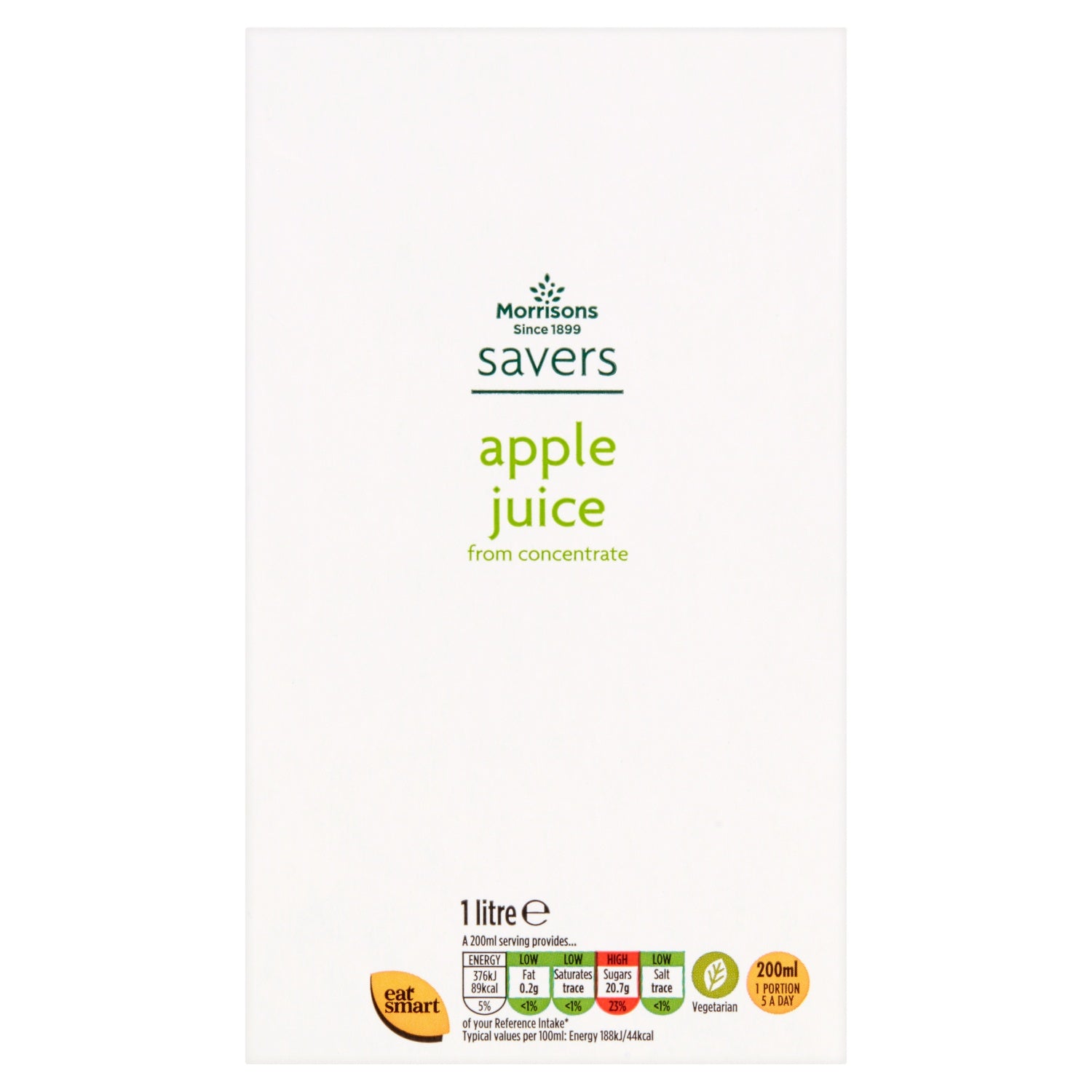 Morrisons Savers Apple Juice From Concentrate 1L