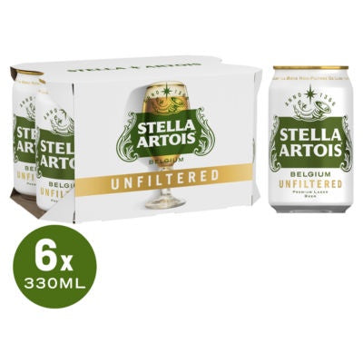 Stella Artois Unfiltered 6 x 330ml 5%