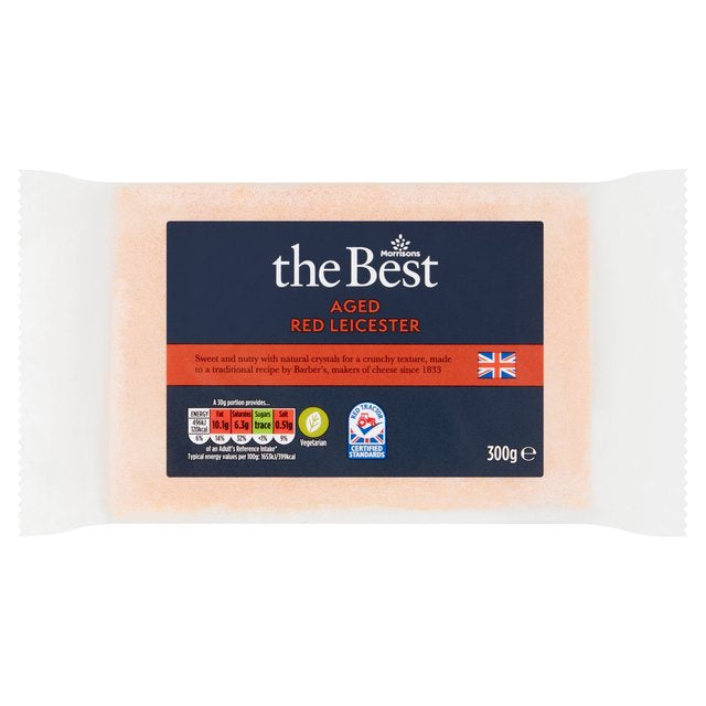 Morrisons The Best Aged Red Leicester 300g