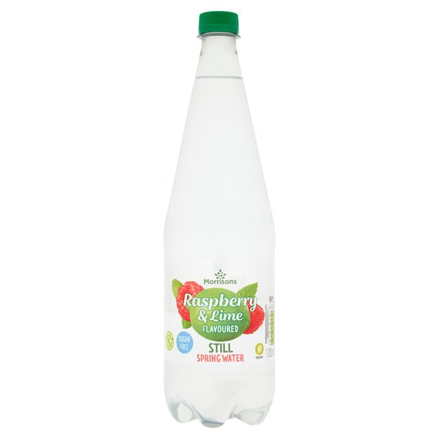 Morrisons Still Raspberry Lime Spring Water 1L