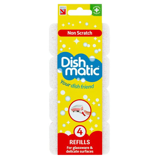 Dishmatic Non Scratch Refill 4pk