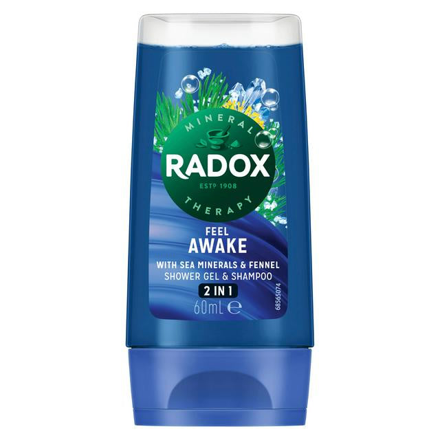 Radox Feel Awake Mood Boosting 2-In-1 Shower Gel & Shampoo 225ml