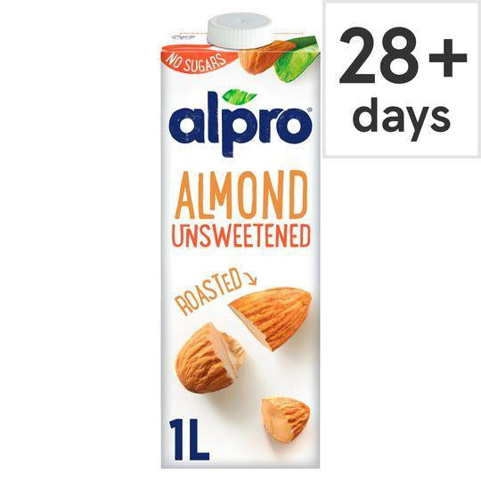 Alpro Almond Unsweetened  Milk 1L