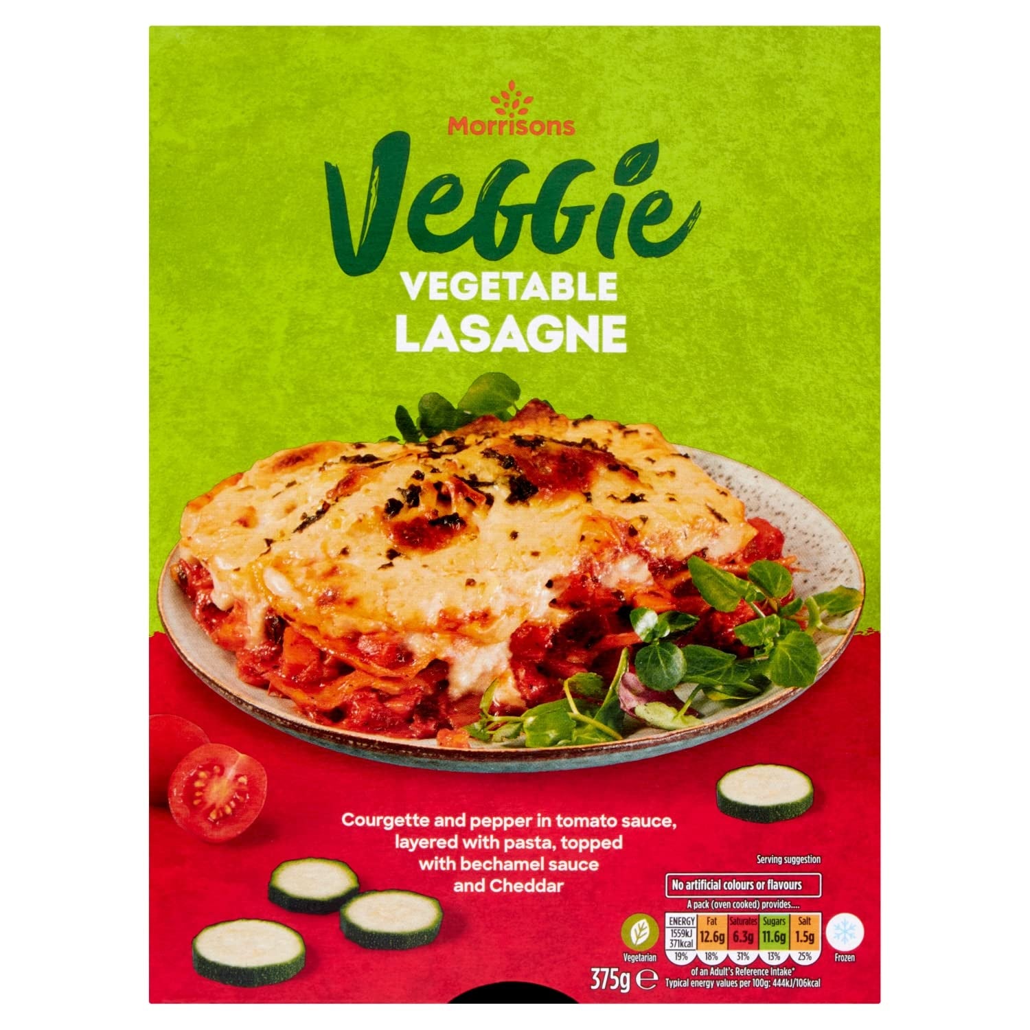 M Vegetable Lasagne 375g