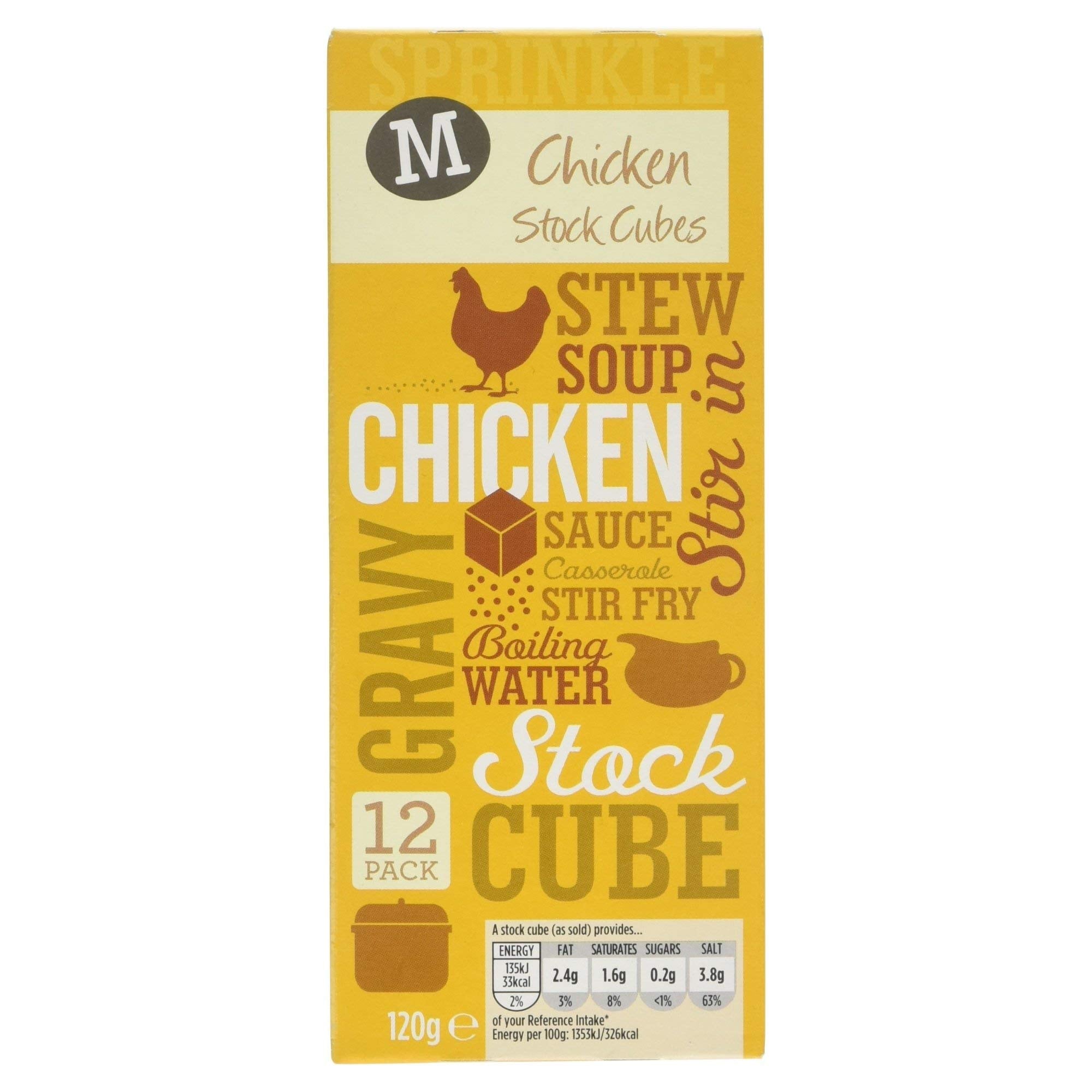 M Chicken Stock Cubes 120g