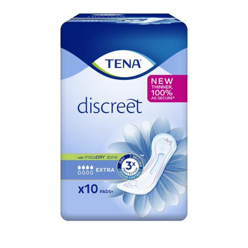 Tena Lady Extra Discreet Pads 10's