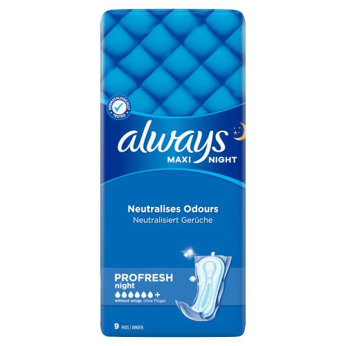 Always Maxi Night Profresh Night 9 Pads