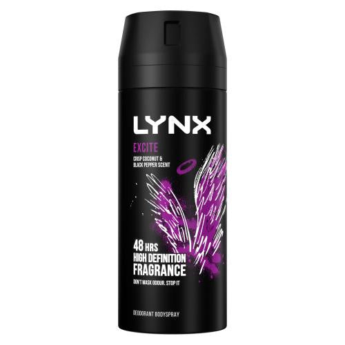 Lynx Bodyspray Excite Deodorant 150ml