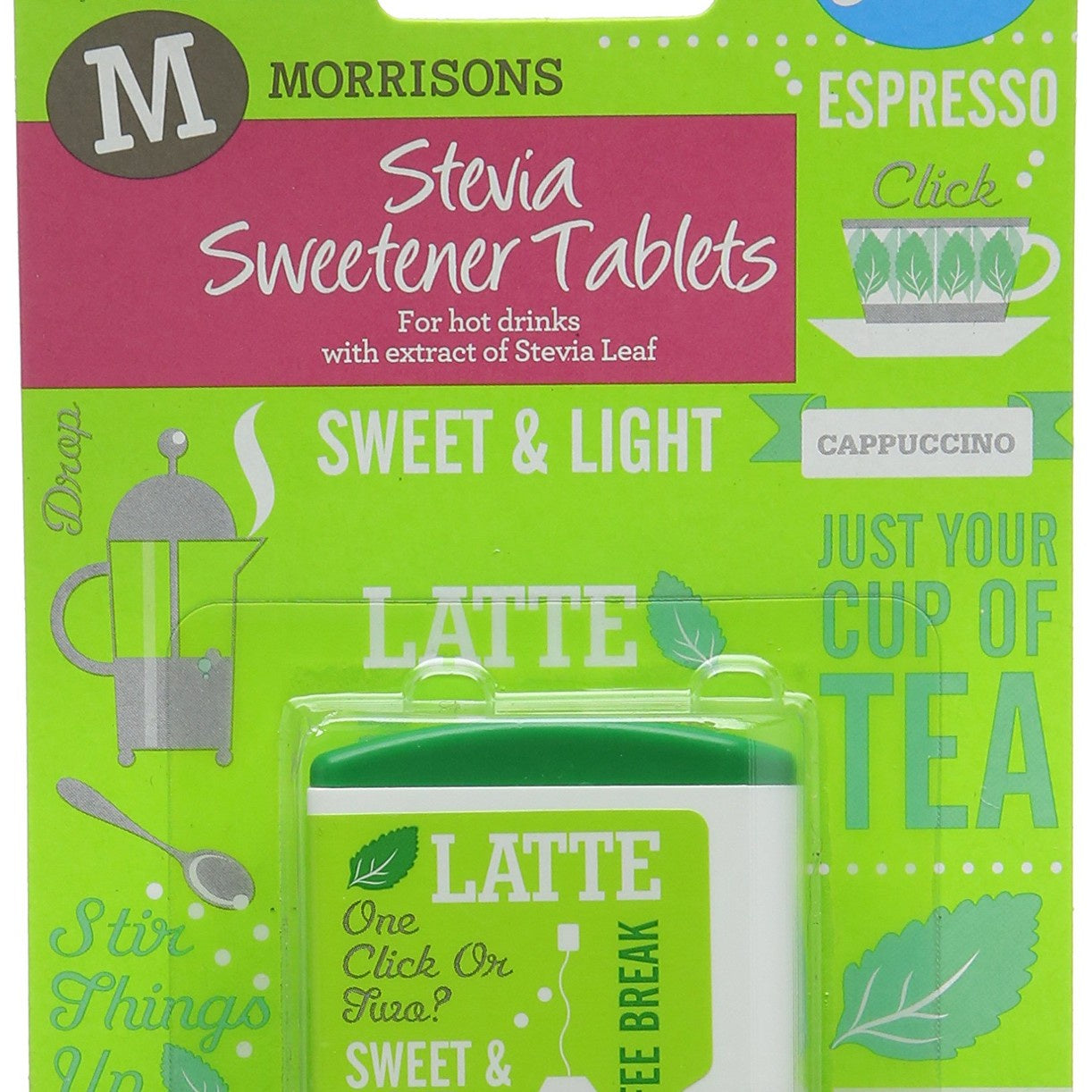 M Stevia Sweetener Tablets 100 Sweeteners