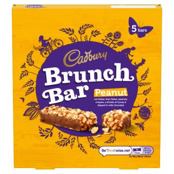 Cadbury 5 Brunch Bar Peanut 160g