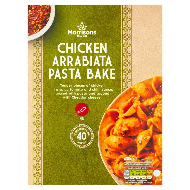 Morrisons Chicken Arrabiata Pasta Bake 400g