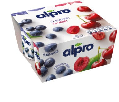 Alpro Cherry Soya Yofu 4 x 125g