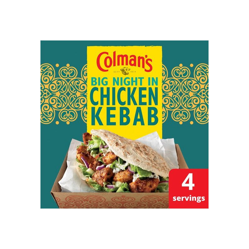 Colmans Big Night In Chicken Kebab 30g