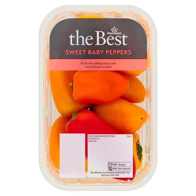 Morrisons The Best Sweet Baby Peppers 200g