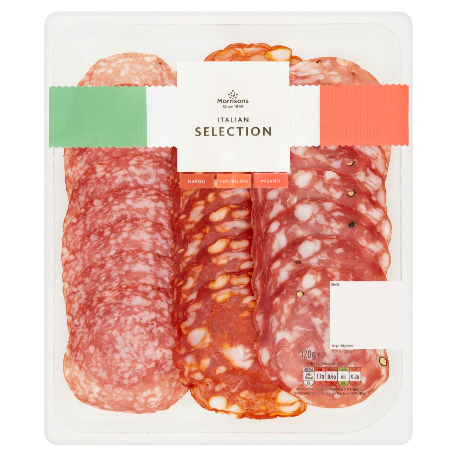 Morrisons Italian Salami Selection 120g