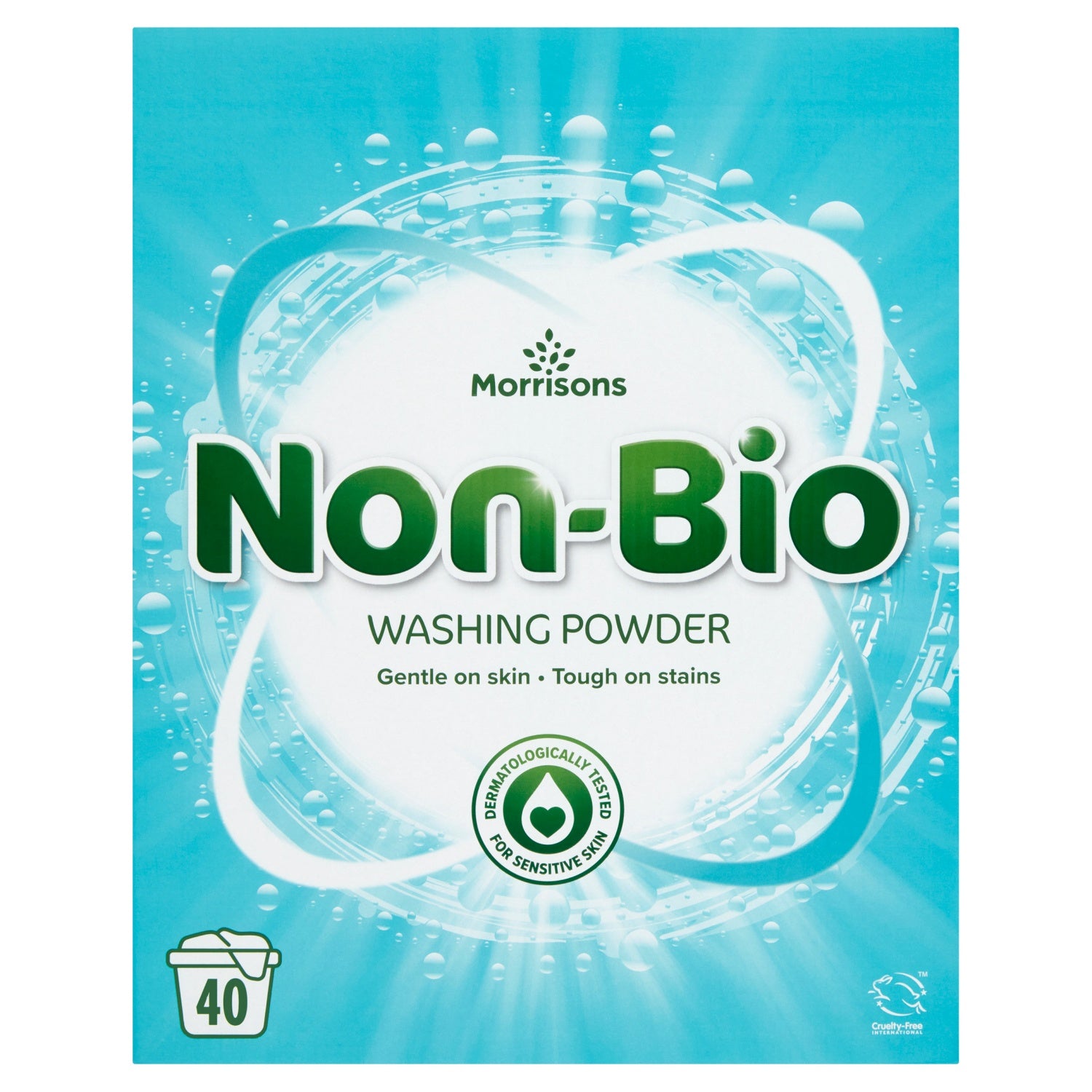 Morrisons Laundry Powder Non Bio 40 Washes 2.6kg