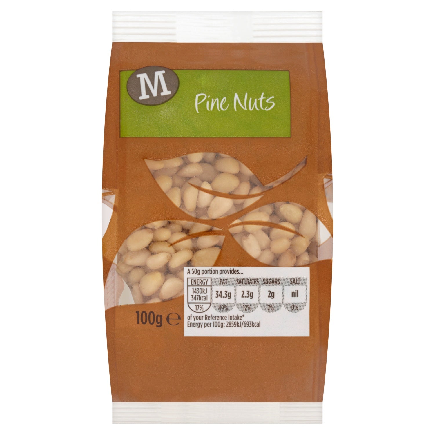 Morrisons Pine Nuts Pack 100g