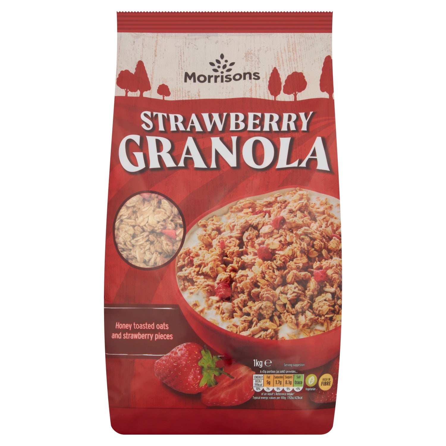 Morrisons Strawberry Granola 1kg