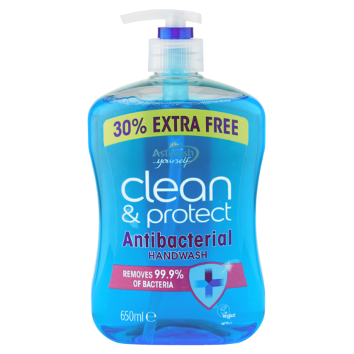 Astonish Clean & Protect Handwash 500ml +30%