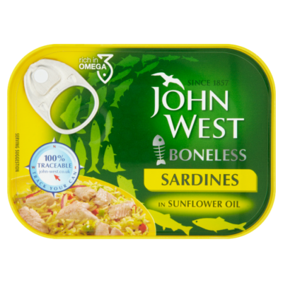 John West Sardines Sunflower Oil 120g